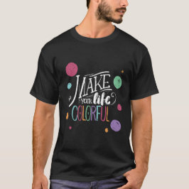 Camiseta Impresiones positivas de mensajes con diseños artí