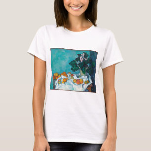 Camiseta Impresionismo de Cezanne Post sigue con flores de