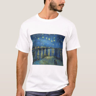 Camiseta Impresionismo Vincent Van Gogh Starry Starry Night