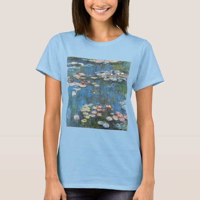 Camiseta Impresionismo vintage por Claude Monet (Anverso)