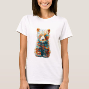 Camiseta Impresionista Cubista Peludo de Vida Silvestre Col