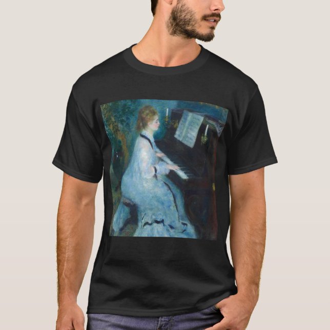Camiseta Impresionista de la época del piano (Anverso)
