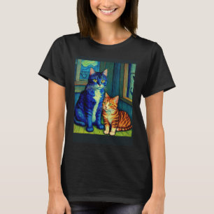 Camiseta Impresionista gato surrealista