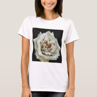 Camiseta Impresionista Rosa aislado en negro