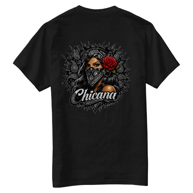 Camiseta Impreso Chicana (Chicana Print T-Shirt
)