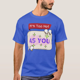 Camiseta Impreso con cita motivacional Tan divertido como t