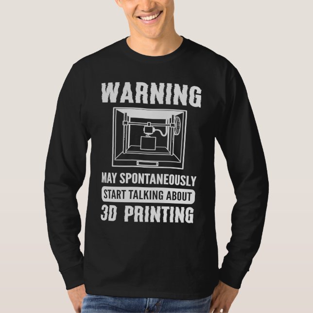 Camiseta Impresora 3D Impresora 3D (Anverso)