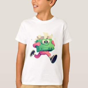 Camiseta Impresora Corriendo con Papeles Volando – Humor Te