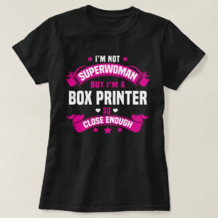 Camiseta Impresora de cajas