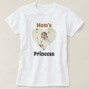 Camiseta Impresora fotográfica de corazón personalizable T-
