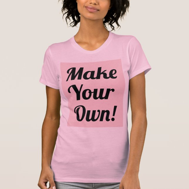 Camiseta Imprima a su propio Personalizado (Anverso)