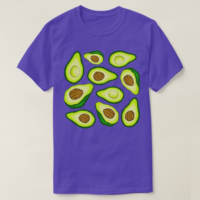 Camiseta Imprimir aguacate 2 (Diseño del anverso)