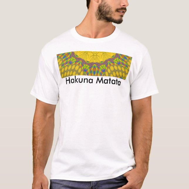 Camiseta Imprimir arte de patrón egipcio (Anverso)