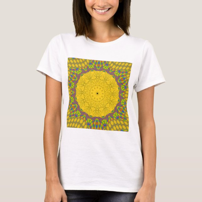 Camiseta Imprimir arte de patrón egipcio (Anverso)