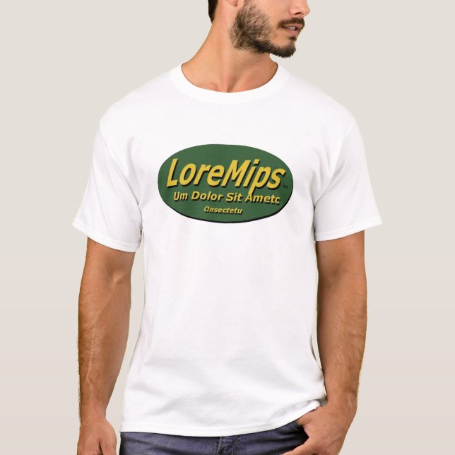 Camiseta (imprimir delante) (Anverso)