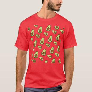 Camiseta Imprimir patrón de aguacate