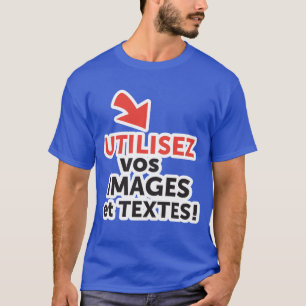 Camiseta Imprimir sus diseños en línea DIY en español