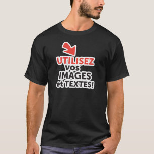 Camiseta Imprimir sus diseños en línea DIY en Español