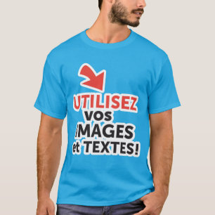 Camiseta Imprimir sus diseños en línea DIY en Español