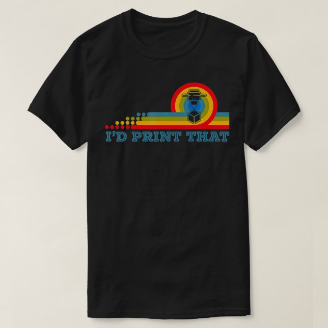 Camiseta Imprimiría esa fabricación de aditivos de impresió (Diseño del anverso)