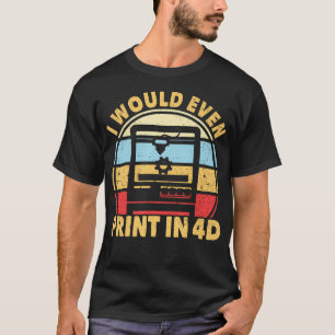 Camiseta Imprimiría Incluso En Impresora 3D 4D Impresión 3D