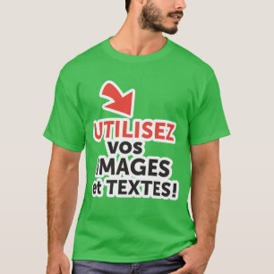 Camiseta Imprimos vos diseños en ligne DIY en Français