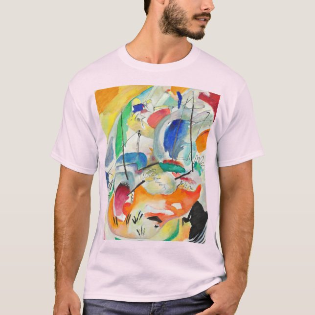 Camiseta Improvisación 31, batalla marítima de Wassily Kand (Anverso)