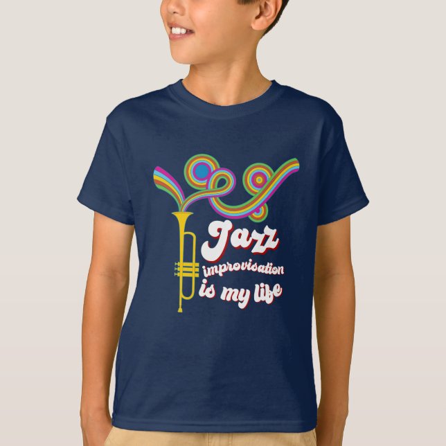 Camiseta Improvisación de jazz (Anverso)
