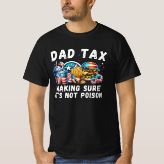 Camiseta Impuesto de papá divertido retro, chiste de papá d