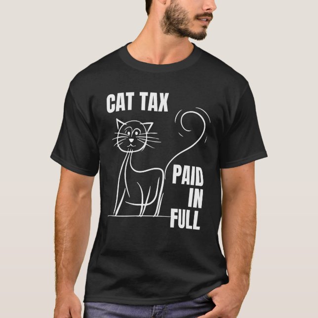 Camiseta IMPUESTO POR CAT PAGADO CON TODO EL Humor (Anverso)