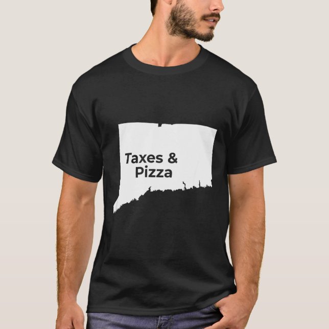 Camiseta Impuestos de Connecticut &amp; Connecticut Zza (Anverso)