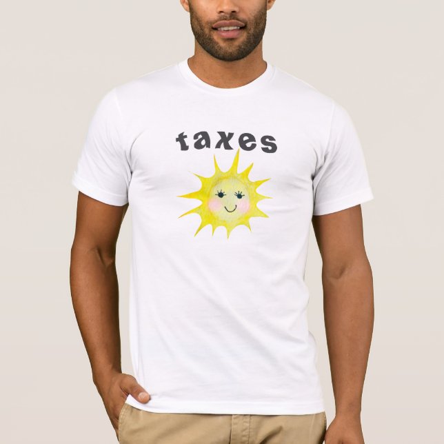 Camiseta Impuestos divertidos (Anverso)