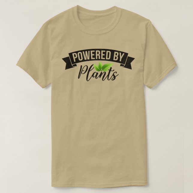 Camiseta Impulsadas Por Plantas Hombres Gráficos Mujeres Ve (Diseño del anverso)