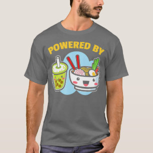 Camiseta Impulsado Por Bubble Tea Ramen Drink Lover Cute