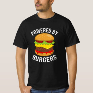 Camiseta Impulsado Por Burgers Cheeseburger Hamburger Lover