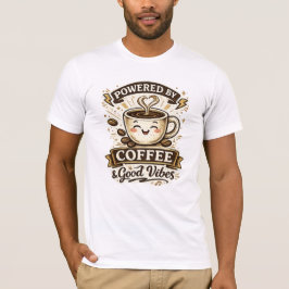 Camiseta Impulsado por Café