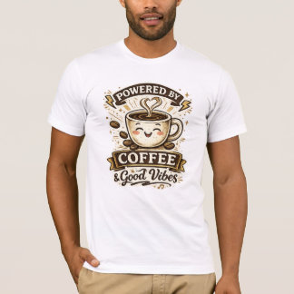 Camiseta Impulsado por Café