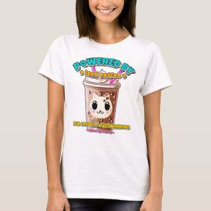 Camiseta Impulsado por café helado y exceso de pensamiento