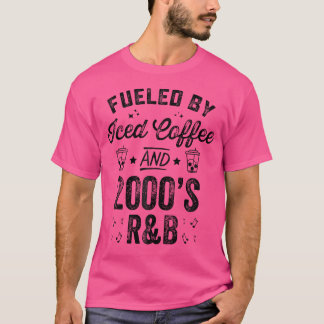 Camiseta Impulsado Por Café Helado Y Rb Divertido De Los 20