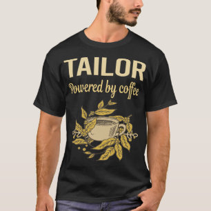 Camiseta Impulsado por Café - Sastre