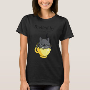 Camiseta Impulsado por café y misterio de gato criminal aco