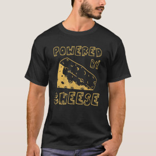 Camiseta Impulsado Por Cheddar Cheese Foodie Snack