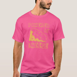 Camiseta Impulsado Por Cheddar Cheese Foodie Snack