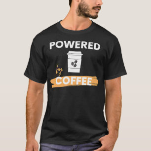 Camiseta Impulsado por el amante del gato de Coffee caffein