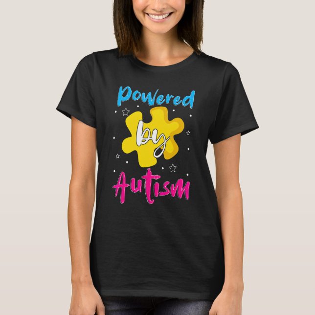 Camiseta Impulsado por el autismo (Anverso)