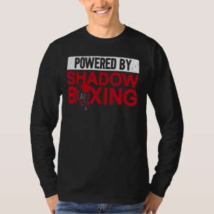 Camiseta Impulsado Por El Boxer De Boxeo Sombra