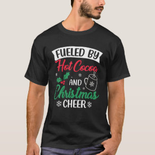 Camiseta Impulsado Por El Cacao Y Los Navidades Alegran El 