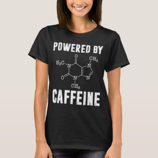 Camiseta Impulsado Por El Café Científico De Cafeína