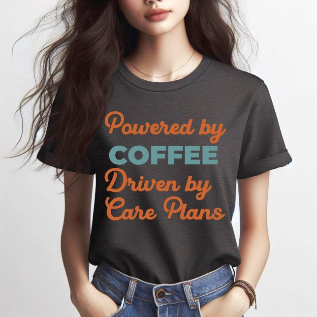 Camiseta Impulsado por el café, conducido por planes de cui (Subido por el creador)