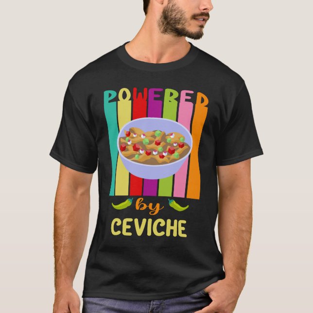 Camiseta Impulsado Por El Entrenador De Ceviche St Paddys C (Anverso)